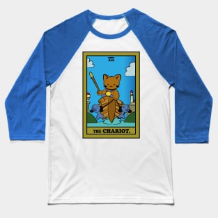 TAROT CARDS | THE CHARIOT. | CAT Baseball T-Shirt